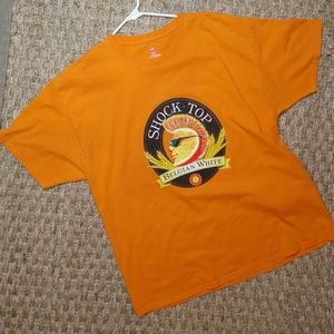 SHOCK TOP HANES SS T-SHIRT, ORANGE XL
